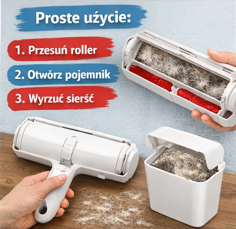 Roller do usuwania sierści psów i kotów